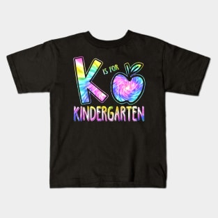 K Is For Kindergarten Teacher Back to School Kinder Kids T-Shirt